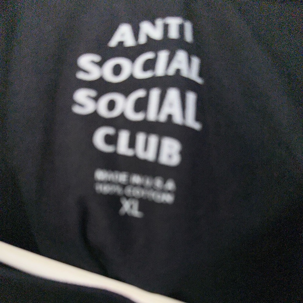 Men’s Anti Social Social Club X Fragment T-shirt Size XL - Picture 3 of 3